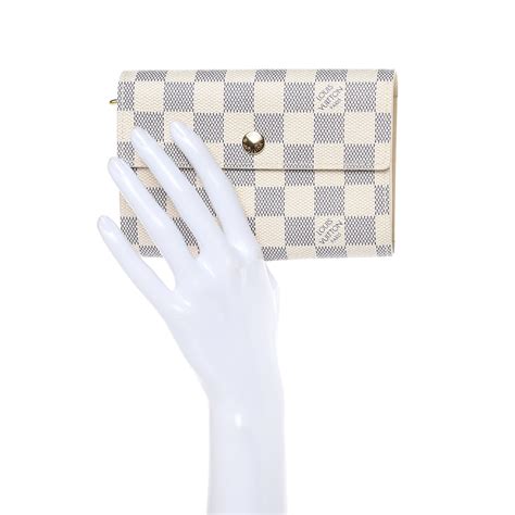 louis vuitton damier azur alexandra wallet|lv sarah wallet damier.